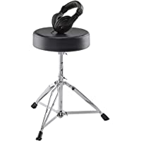 Alesis Drum Essentials Bundle - Paquete completo de accesorios para batería electrónica- con taburete y auriculares…